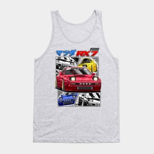 JDM Legend Mazda RX7 Tank Top